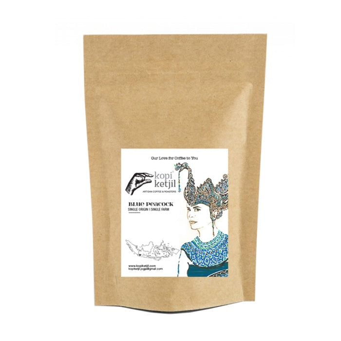 Blue Peacock - Jayagiri Typica Natural - BeanBurds Kopi Ketjil 250g (10 - 12 cups) / Whole beans Coffee Beans