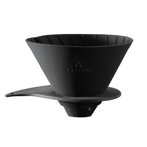 Hario - Zebrang V60-02 Flat Dripper - Black - BeanBurds CoffeeDesk Dripper