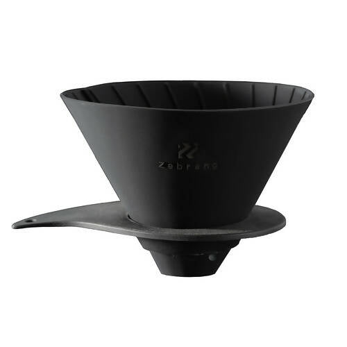 Hario - Zebrang V60-02 Flat Dripper - Black - BeanBurds CoffeeDesk