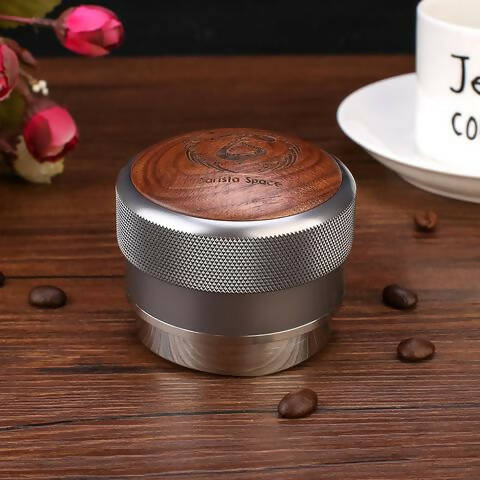 Barista Space Wooden Handless adjustable distribution Tool 58.4mm - BeanBurds Saraya Coffee Black Distribution Tool 58.4mm