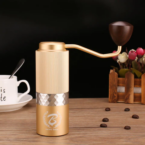 Barista Space Premium Coffee Hand Grinder 2.0 - BeanBurds Saraya Coffee Golden Hand Grinder