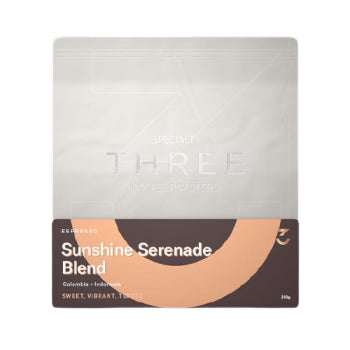Sunshine Serenade Blend - BeanBurds THREE Specialty Coffee 250G (10 - 12 cups) / Whole Bean